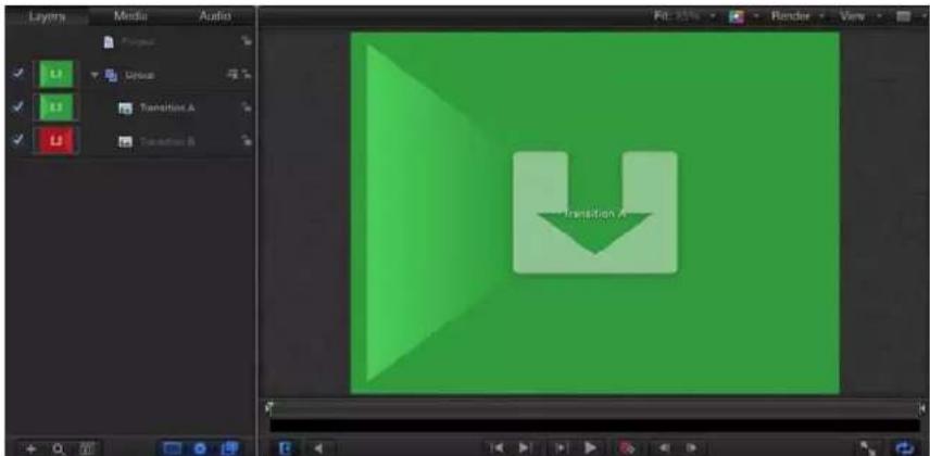 APPLE Motion 5.0 - Plantilla de transición de Final Cut - 1