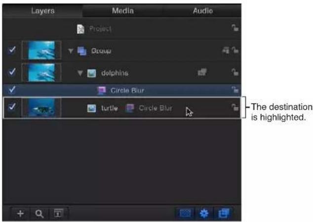 APPLE Motion 5.0 - Mover un filtro - 2