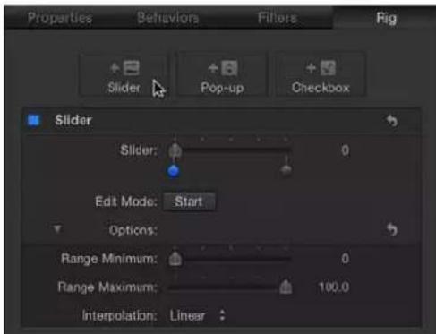 APPLE Motion 5.0 - Añadir un widget a un equipo existente - 1