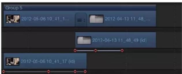 APPLE Motion 5.0 - Mostrar fotogramas de referencia en el control temporal - 2