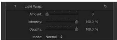 APPLE Motion 5.0 - Controles "Luz envolvente" - 2