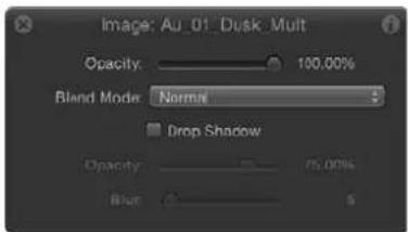 APPLE Motion 5.0 - Pantalla semitransparente - 1