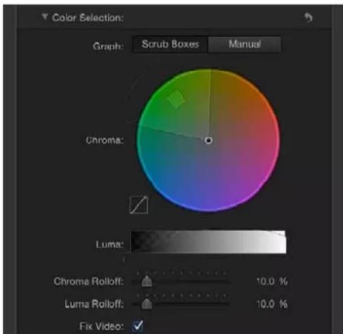 APPLE Motion 5.0 - Controles "Selección de color" - 1