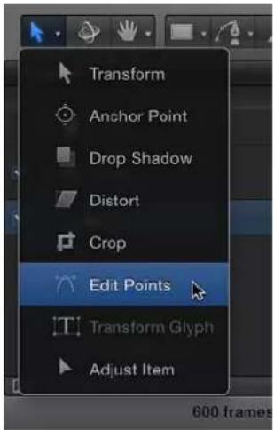 APPLE Motion 5.0 - Utilizar el ajuste automático de puntos de control en varias figuras - 1