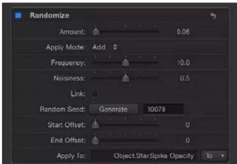 APPLE Motion 5.0 - Animar un generador utilizando comportamientos - 2