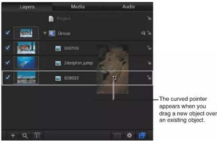 APPLE Motion 5.0 - Intercambiar contenido en una capa - 1