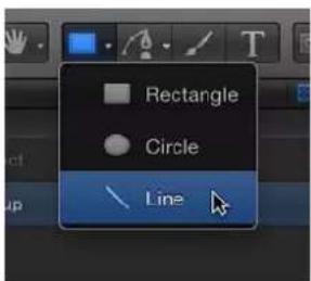 APPLE Motion 5.0 - Dibujar una línea - 1