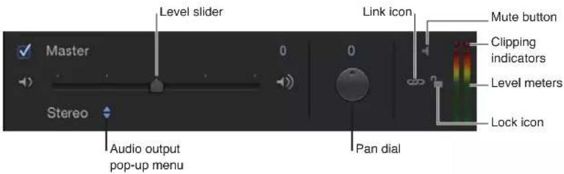 APPLE Motion 5.0 - Pista de audio maestra - 1