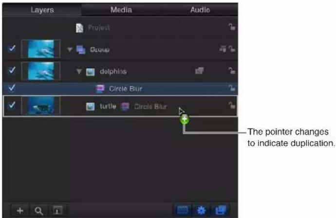 APPLE Motion 5.0 - Mover un filtro - 3