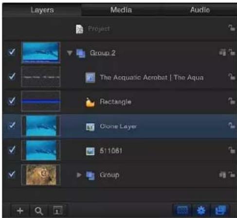 APPLE Motion 5.0 - Clonar una capa - 1