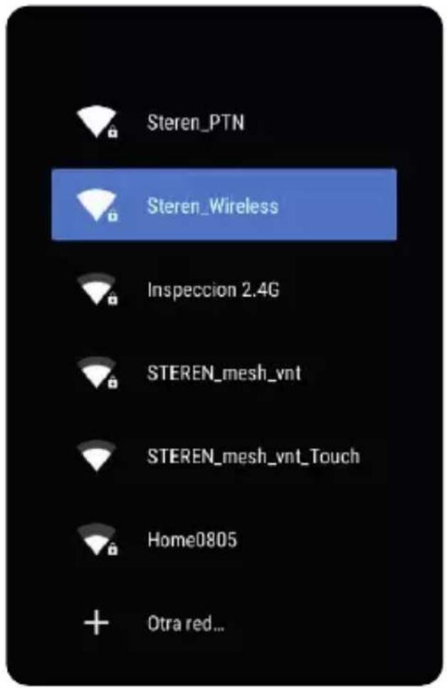 Steren_PTN Steren_Wireless Inspeccion 2.4G STEREN_mesh_vnt STEREN_mesh_vnt_Touch Home0805 + Otra red...