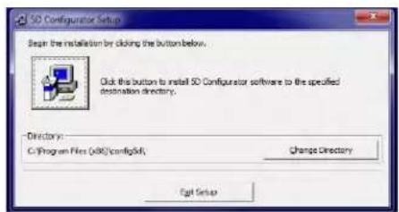 5D Configurator Setup Begin the installation by clicking the button below. Click the button to install 5D Configurator software to the specified destination directory. Directory: C:\Program Files\allc\config\allc\... Change Directory Edit Setup