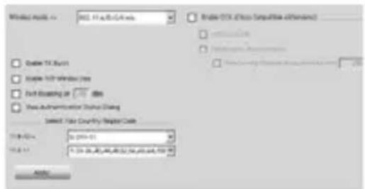 Windows Route 1: 102.11.0.0.0.0.0 Browse TCP (Altium Optimum) Options □ Default □ Default □ Default □ Default Select: Type Country/Region Code TCP/IP: 10-05-01 USB: 10-05-01 Add: Apply