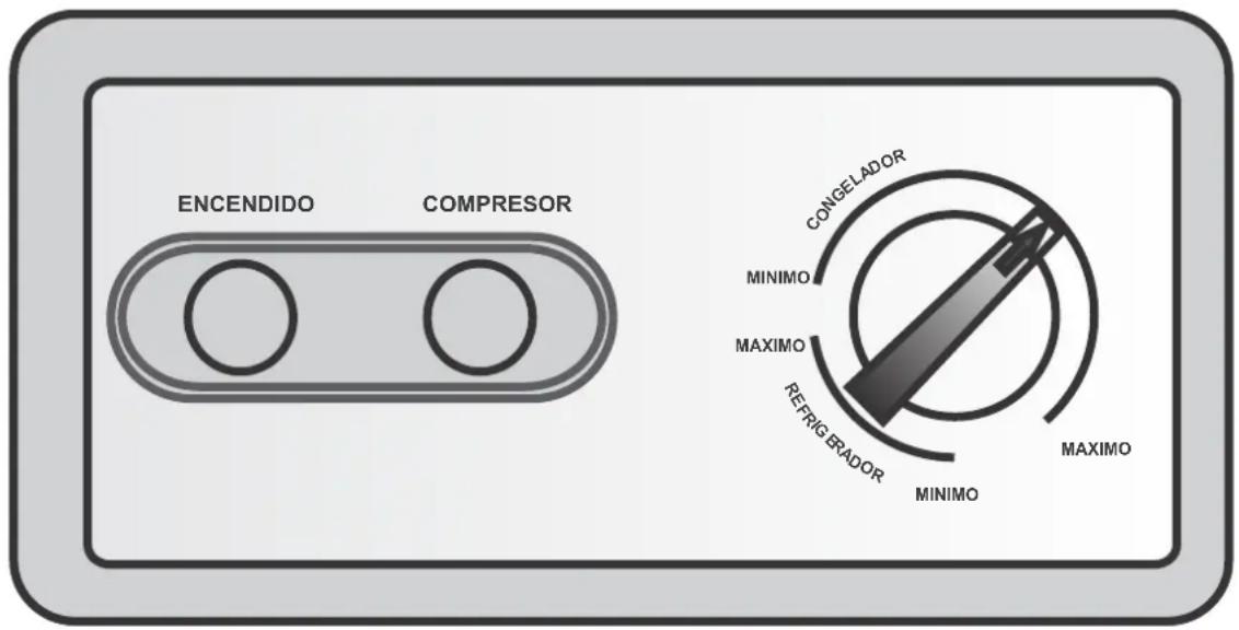 ENCENDIDO COMPRESOR CONGELADOR MINIMO MAXIMO REFRIGBRADOR MAXIMO MINIMO