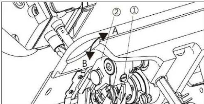 ALFA A1935 - Ajuste de la altura de los dientes de arrastre - 1