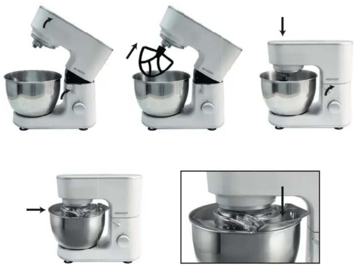 Peabody PE-BM102P - GUÍA DE ENSAMBLE - USO - 1