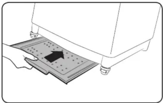 SAMSUNG WA18J6710LW/AX - Panel de protección contra roedores - 1