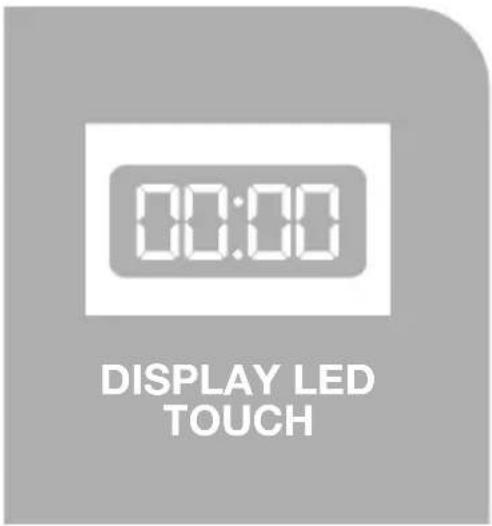 00:00 DISPLAY LED TOUCH
