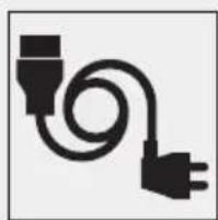 Pure electrical plug diagram without any text or symbols