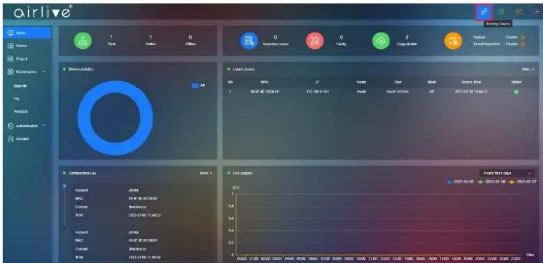 airlive® 1 Task 1 Order 0 Order 0 Importment result 0 Failure 0 Change disable Backup Backup Device Delete Forward Inspection Delete Device status AP Label status ON MAC F Appan Tool Mode Access time Officer New Date 12:30:25 192.486.843 New Month 15:30:25 AP 2021-03-18 13:46:21 Comfort List More > Access 2021-03-18 MAC 90.487.48.20.2000 Control Best Status Time 2021-03-06 13:46:22 Access 2021-03-06 MAC 90.487.48.20.2000 Control Best Status Time 2021-03-06 13:46:23 User status 2021-03-06 13:46:24 Supply Best Status 2021-03-06 13:46:25 Supply Best Status 2021-03-06 13:46:26 Supply Best Status