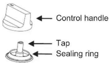 Control handle Tap Sealing ring
