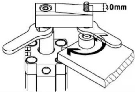 Festo CLR-32-20-L-P-A-B-K11-R8 - Puesta a punto – ajuste del tornillo de sujeción - 2