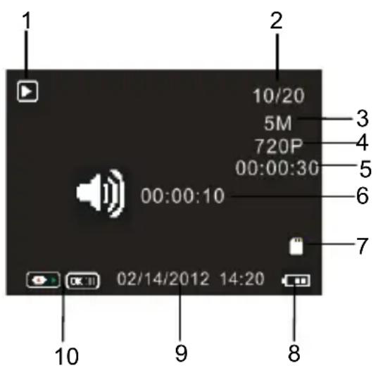 EASYPIX DVC 529 Focus - Modo de grabación de audio - 2