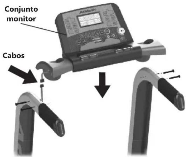 Conjunto monitor Cabos