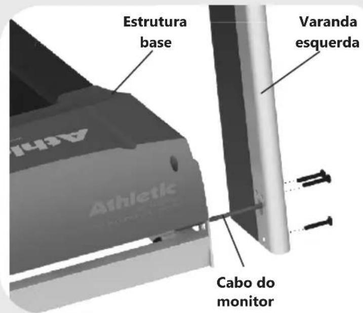 Estrutura base Varanda esquerda Athletic Cabo do monitor