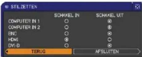 HITACHI CP-X10000W - INPUT menu - 5