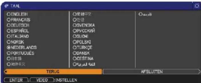HITACHI CP-X10000W - SCHERM menu - 2