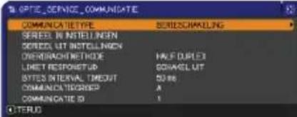 HITACHI CP-X10000W - OPTIE menu - 9