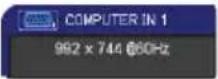 HITACHI CP-X10000W - INPUT menu - 9