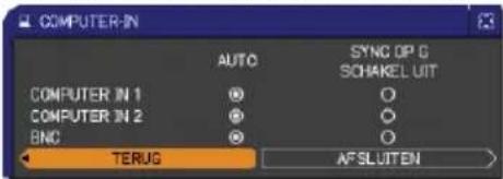 HITACHI CP-X10000W - INPUT menu - 4