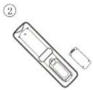 HAIER LE42H300 - Battery loading - 2