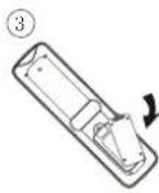 HAIER LE42H300 - Battery loading - 3