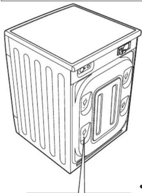 PANASONIC NA-147VB2 - ■ Cómo quitar los pernos de anclaje - 1