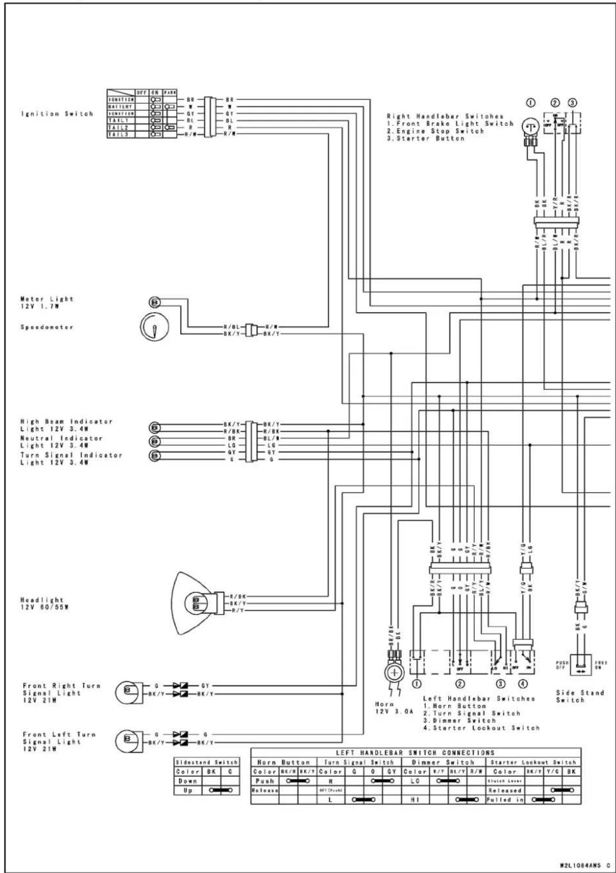 MITSUBISHI Eliminator 125 (2007) - WiringDiagram - 4