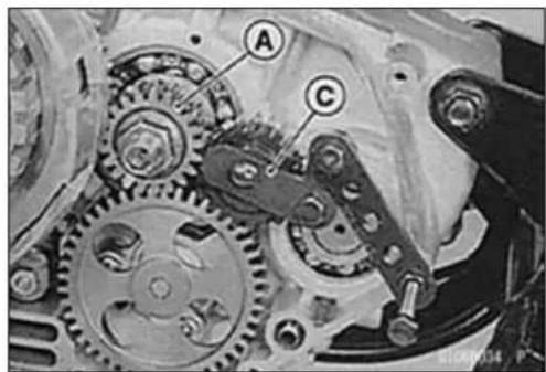 MITSUBISHI Eliminator 125 (2007) - BalancerShaftGearInstallation - 1