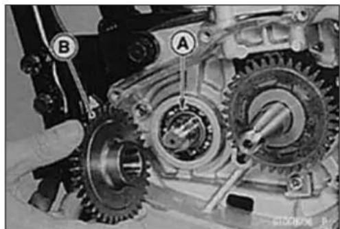 MITSUBISHI Eliminator 125 (2007) - BalancerShaftGearInstallation - 3