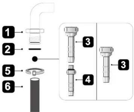 SMEG CX61GV8 - Conexión con tubo de goma - 7