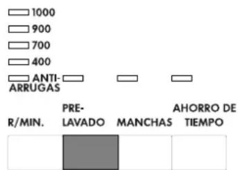AEG L-46010 - Elección de opciones - 1