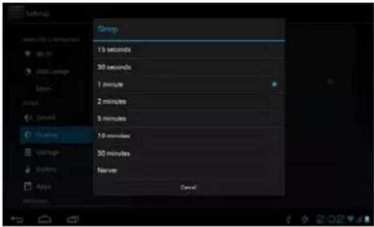 Prixton T7004 - Ajustes de pantalla - 2