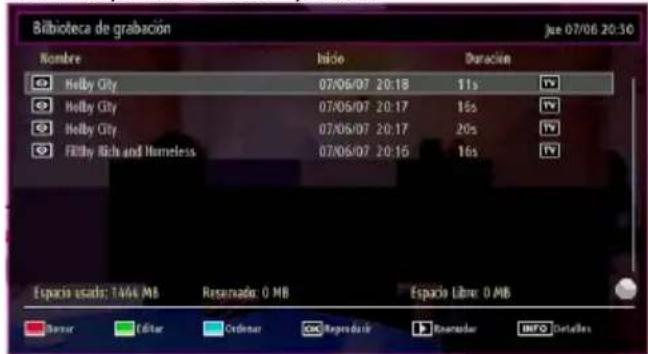 Biblioteca de grabación Jue 07/06 20:30 Nombre Inicio Duración Helby City 07/06/07 20:18 11s Helby City 07/05/07 20:17 16s Helby City 07/05/07 20:17 20s Helby Rich and Homeless 07/05/07 20:16 16s Espacio usado: 1446 MB Reservado: 0 MB Espacio Libre: 0 MB