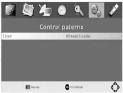 Control paterno Ecad €Desactivado