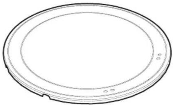 SMEG SF106PZ - Cubierta placa para pizza - 1