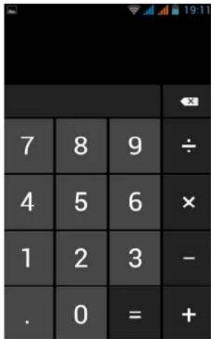 7 8 9 ÷ 4 5 6 × 1 2 3 - . 0 = +