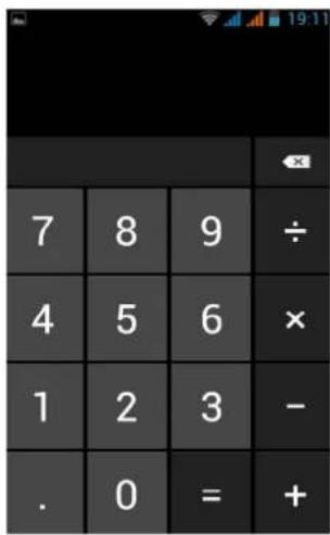 7 8 9 ÷ 4 5 6 × 1 2 3 - . 0 = +