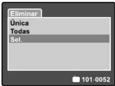 Eliminar Única Todas Sel. 101-0052