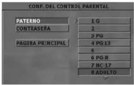 GIGASET M580 T EPG - Configuración paterna - 1